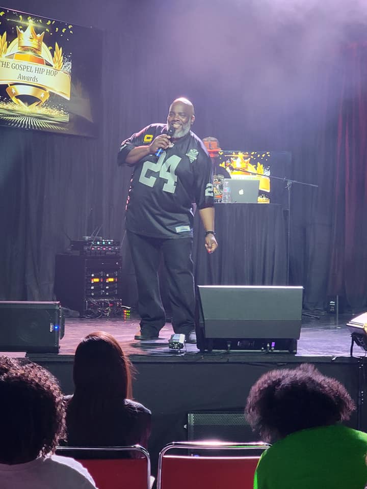 griff onstage